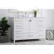 Irene 48 X 22 X 34 inch White Vanity Sink Set