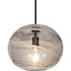 Geno 1 Light Black Pendant Ceiling Light