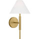Drew & Jonathan Porteau 1 Light 9 inch Satin Brass Bath Vanity Wall Sconce Wall Light