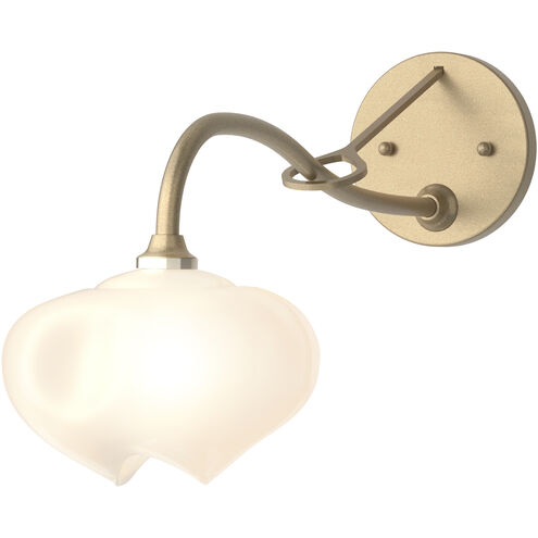 Ume 1 Light 5.9 inch Soft Gold Long-Arm Sconce Wall Light in Frosted, Long-Arm