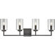 West End 4 Light 29.75 inch Oil Rubbed Bronze Vanity Light Wall Light