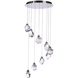 Euclid 19.66 inch Polished Nickel Chandelier Ceiling Light