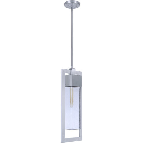 Perimeter 1 Light 8.38 inch Satin Aluminum Outdoor Pendant