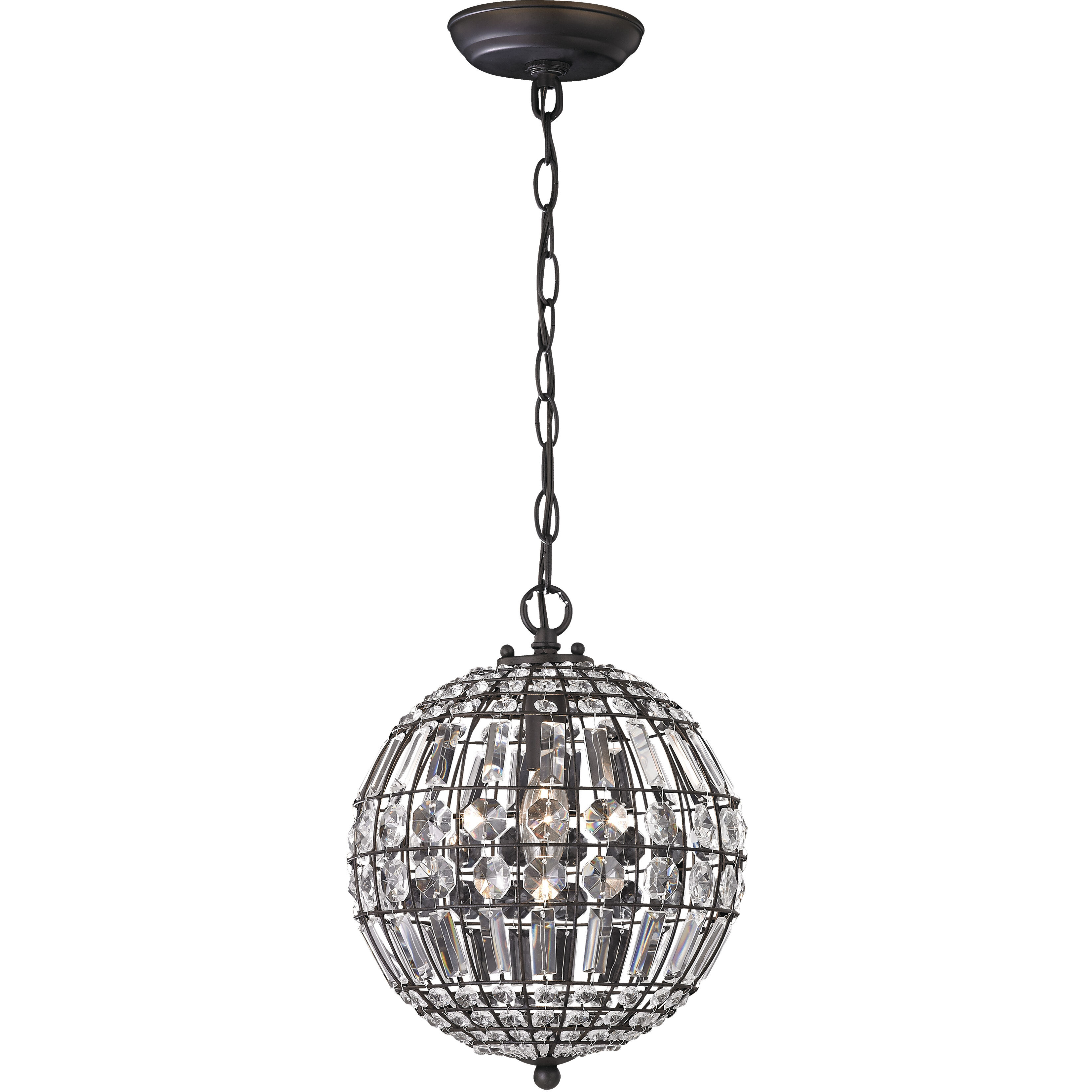 Talgarth 1 Light 10.25 inch Dark Bronze Mini Pendant Ceiling Light
