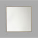 Cadre 30 X 30 inch Satin Brass Backlit Wall Mirror
