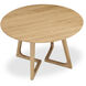 Godenza 47.25 X 47.25 inch Natural Dining Table, Round