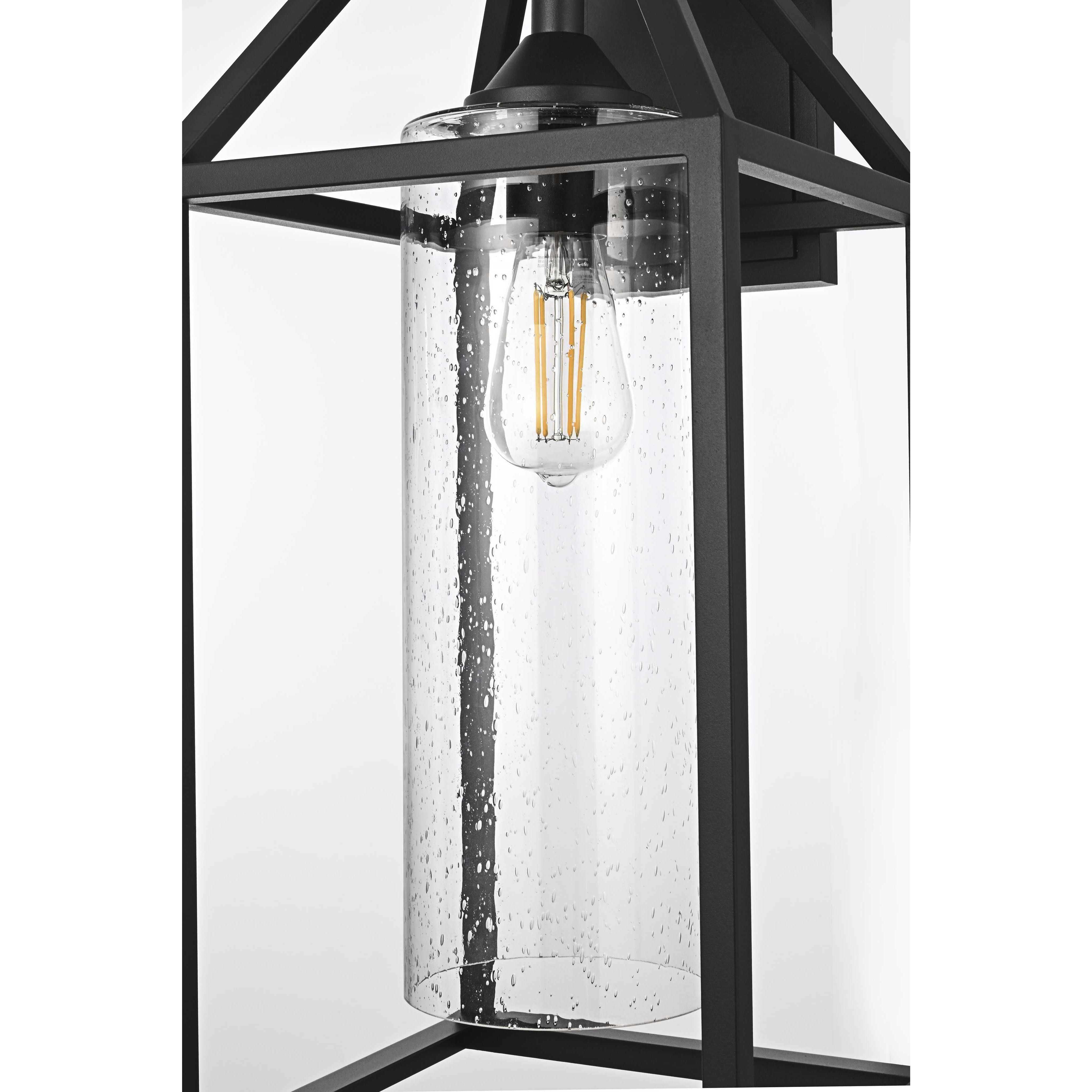 Zora 1 Light 24 inch Black Outdoor Wall Sconce