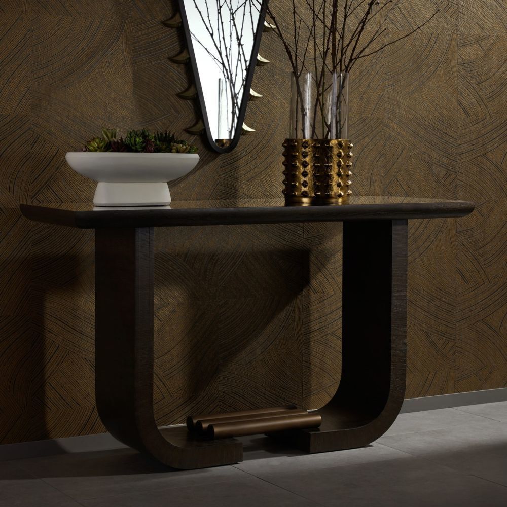 Ralston Charcoal Console Table