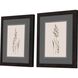 Florals Collection Black Framed Art
