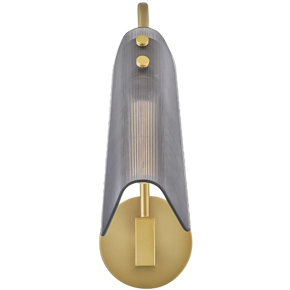 Altman Wall Mount Wall Light in Lacquered Brass