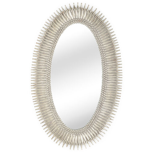 Wildwood 46 X 28 inch Antique Silver Leaf Wall Mirror
