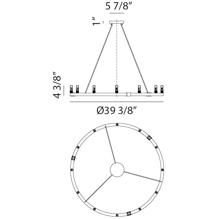 Cascadian 12 Light 39.38 inch Aged Gold Brass Chandelier Ceiling Light