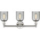 Caledonia 3 Light 23 inch Polished Nickel Bath Vanity Light Wall Light in Charcoal