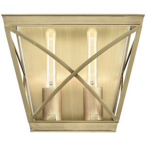 Lattice 2 Light 11.63 inch Flush Mount