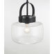 Wickglow 1 Light 11 inch Dark Matte Black Pendant Ceiling Light