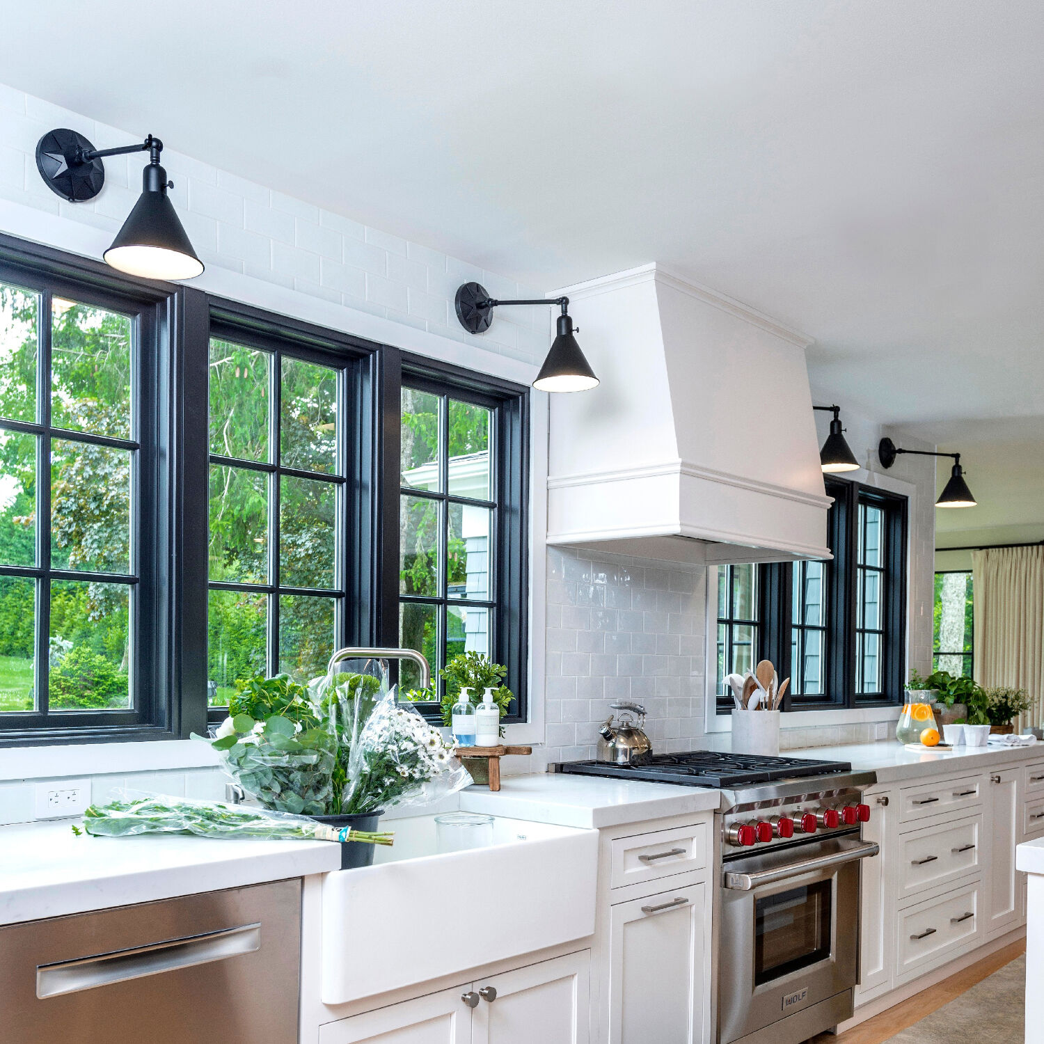 Morgan 17 inch 60.00 watt Matte Black Task Sconce Wall Light