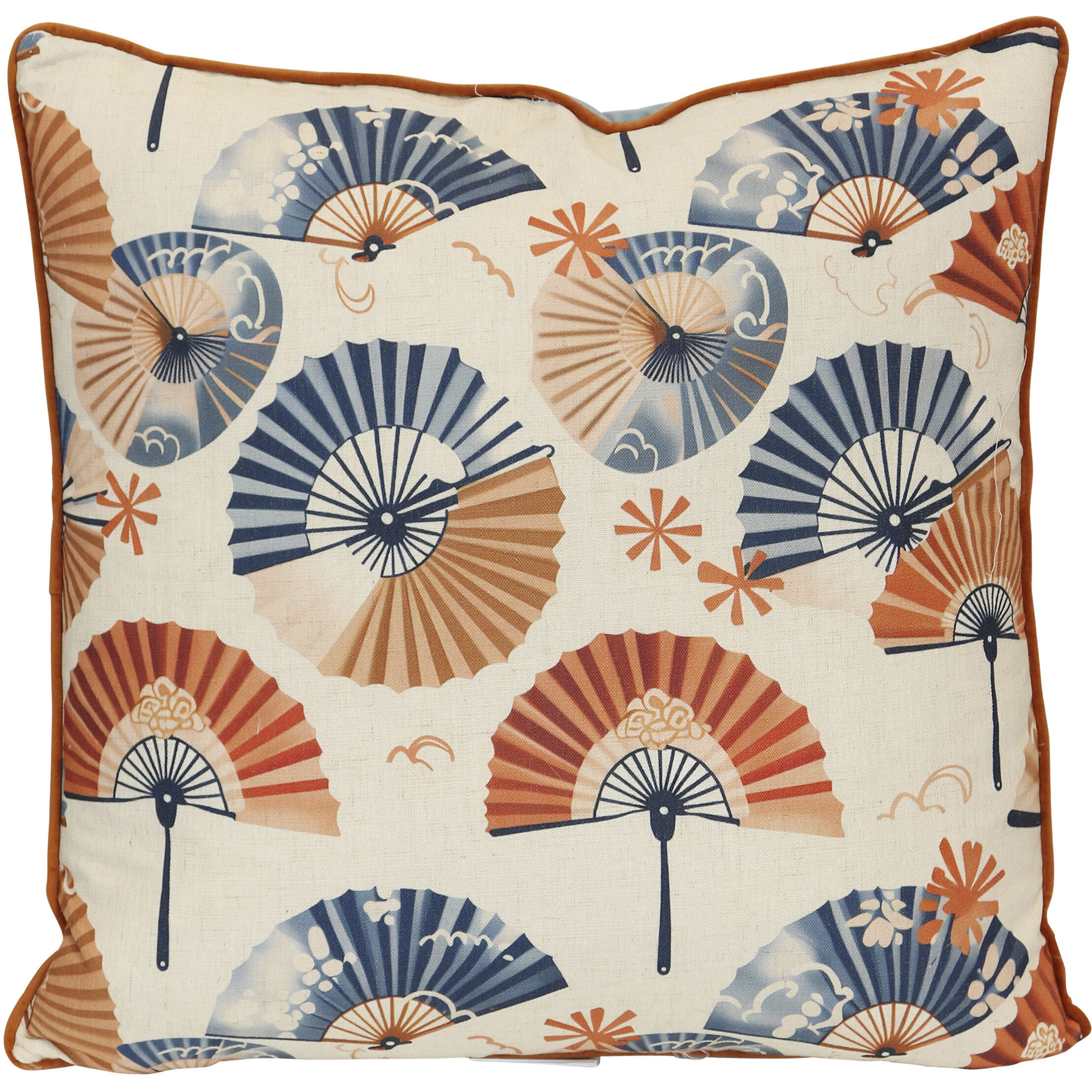 Chinoiserie 22 inch Multicolor Pillow