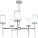 Kimberly 5 Light 27 inch Polished Nickel Chandelier Ceiling Light
