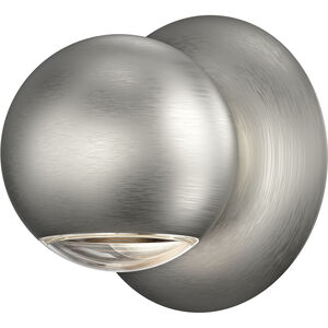 Hemisphere LED 4 inch Natural Anodized Wall Sconce Wall Light