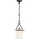 Brydon LED 6 inch Black and Brushed Nickel Sconce/Pendant Ceiling Light in Black/Brushed Nickel