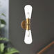 Alora Mood Marcel 2 Light 5.13 inch Aged Gold Bath Vanity Light Wall Light