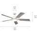 Guardian 54 inch White with Silver Blades Ceiling Fan