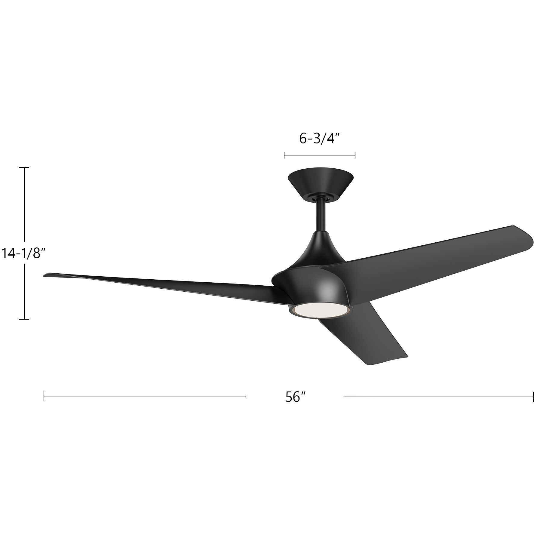 Alora Mood Emiko 56 inch White Ceiling Fan