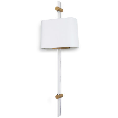 Taurus 2 Light 12 inch Natural Brass Wall Sconce Wall Light
