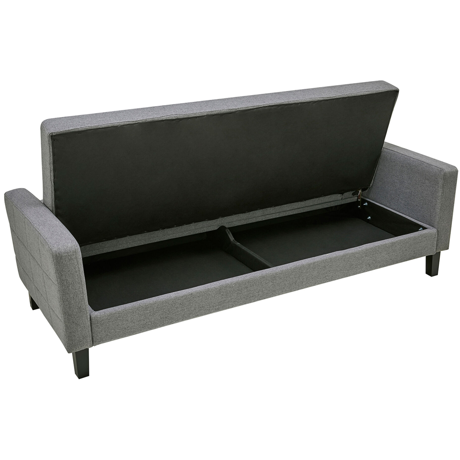 Small Biscuit Tufted Gray Sofa