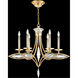 Marquise 6 Light 29 inch Gold Chandelier Ceiling Light