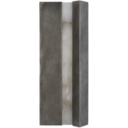 Anne-Marie Barton Austera Sconce Wall Light in Mottled Pewter
