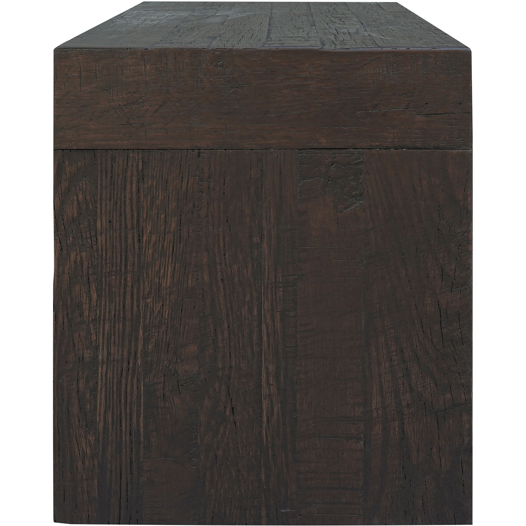 Evander Rustic Brown Dining Bench