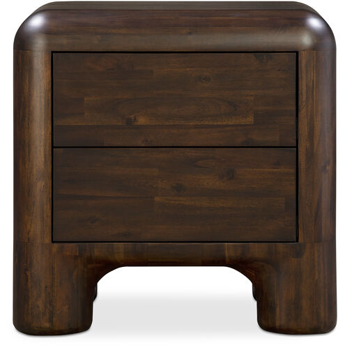 Rowan 24 X 24 inch Dark Brown Nightstand