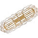 Amira 5 Light 45 inch Distressed Brass Interior Hanging Light Ceiling Light