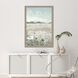 Grass Valley Green and Blue and White Framed Art