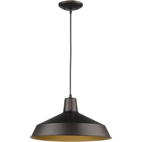 Alcove 1 Light 16 inch Oil Rubbed Bronze Pendant Ceiling Light