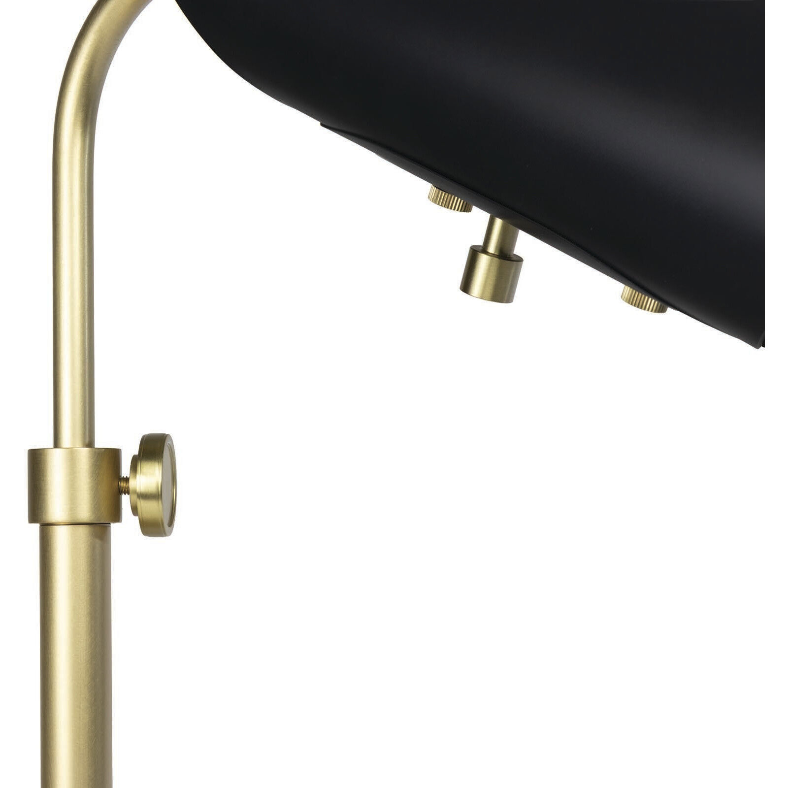 Vest 26.5 inch 60 watt Blackened Brass and Natural Brass Table Lamp Portable Light