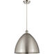 Ballston Dome 1 Light 16 inch Brushed Satin Nickel Mini Pendant Ceiling Light