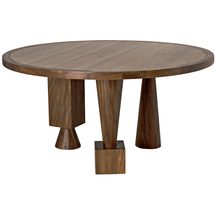 Hybrid 60 X 60 inch Dark Walnut Dining Table
