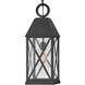 Briar 1 Light 8 inch Museum Black Outdoor Hanging Lantern