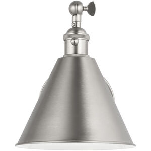 C&M by Chapman & Myers Salem 1 Light 7 inch Brushed Nickel Wall Bath Fixture Wall Light