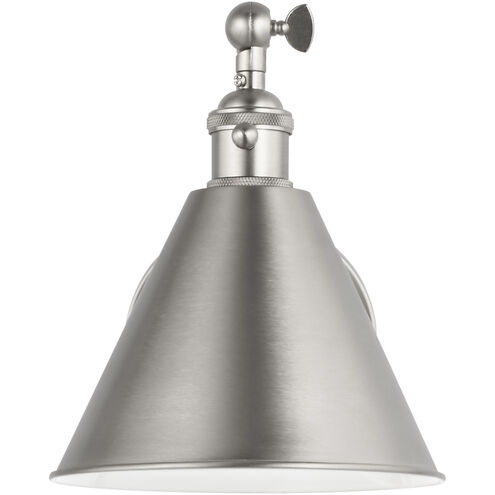 C&M by Chapman & Myers Salem 1 Light 7 inch Brushed Nickel Wall Bath Fixture Wall Light