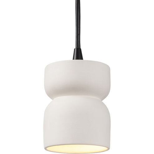 Radiance Collection 1 Light 4 inch Matte White Pendant Ceiling Light