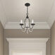 Alessia 3 Light 13 inch Black Mini Chandelier Ceiling Light