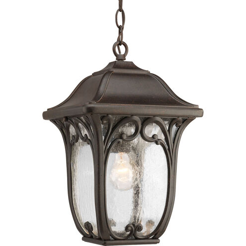 Enchant 1 Light 9.5 inch Espresso Outdoor Hanging Lantern