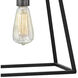 Fulton 1 Light 10 inch Aged Zinc with Antique Nickel Indoor Pendant Ceiling Light, Large
