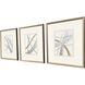 Crossing Paths Blue and Metallic and White Framed Art, The Studio
