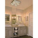 Blocs LED LED 8 inch Polished Chrome Flush Mount Ceiling Light