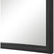 Olfito 24 X 18 inch Matte Black Wall Mirror