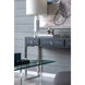 Console 48 X 15.7 X 30.7 inch Black/Silver Table & Stools